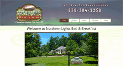 Desktop Screenshot of northernlightsbedandbreakfast.com