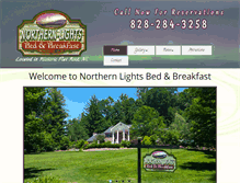 Tablet Screenshot of northernlightsbedandbreakfast.com